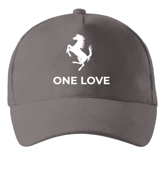 Кепка Ferrari one love Сірий фото