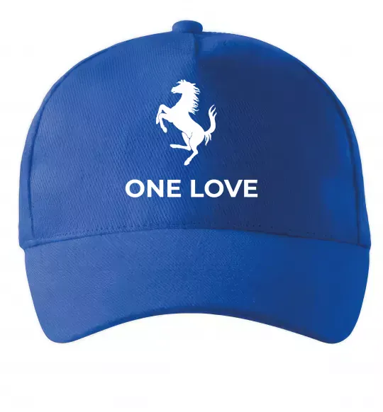 Кепка Ferrari one love Ярко-синий фото