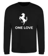Свитшот Ferrari one love Черный фото