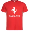 Мужская футболка Ferrari one love Красный фото