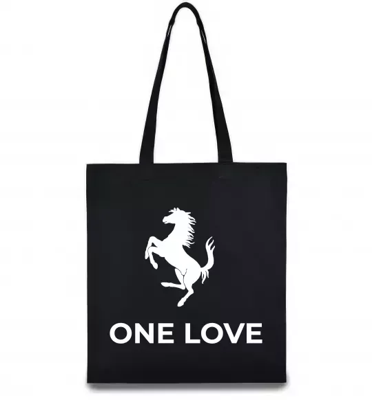 Эко-сумка Ferrari one love Черный фото