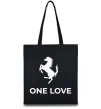 Эко-сумка Ferrari one love Черный фото