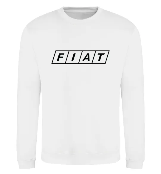 Свитшот Fiat напис Белый фото