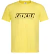 Мужская футболка Fiat напис Лимонный фото