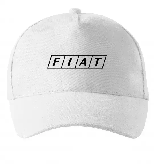 Кепка Fiat напис Белый фото