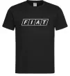Мужская футболка Fiat напис Черный фото