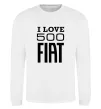 Свитшот Love Fiat 500 Белый фото
