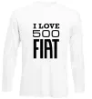 Лонгслів Love Fiat 500 Білий фото