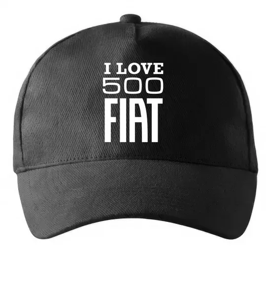 Кепка Love Fiat 500 Чорний фото