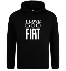 Мужская толстовка (худи) Love Fiat 500