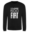 Свитшот Love Fiat 500 Черный фото