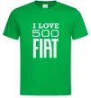 Чоловіча футболка Love Fiat 500 Зелений фото