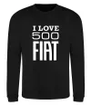 Світшот Love Fiat 500 Чорний фото