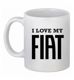 Чашка керамическая I love my fiat Чашка керамическая I love my fiat