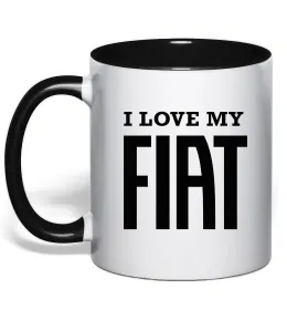 Чашка с цветной ручкой