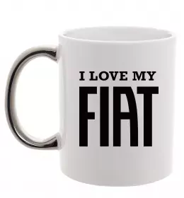 Чашка з кольоровою ручкою