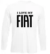 Лонгслів I love my fiat Білий фото