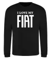 Світшот I love my fiat Чорний Світшот I love my fiat Чорний фото