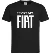 Чоловіча футболка I love my fiat Чорний фото