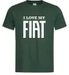 Чоловіча футболка I love my fiat Темно-зелений фото