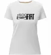 Жіноча преміум футболка Fiat500 Білий фото