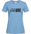 Женская футболка Fiat500 Голубой фото