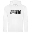 Чоловіча толстовка (худі) Fiat500 Білий фото