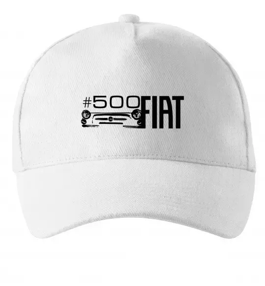 Кепка Fiat500 Белый фото