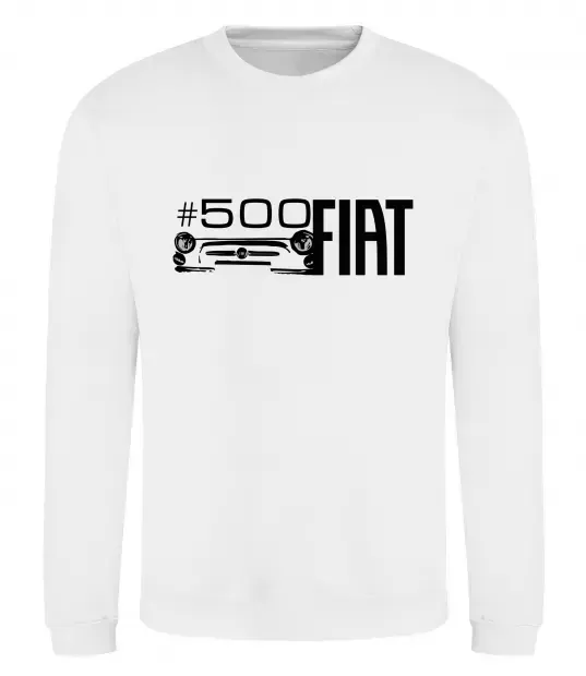 Свитшот Fiat500 Белый фото