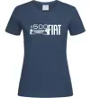 Женская футболка Fiat500 Темно-синий фото