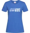 Женская футболка Fiat500 Ярко-синий фото