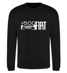 Свитшот Fiat500 Черный фото