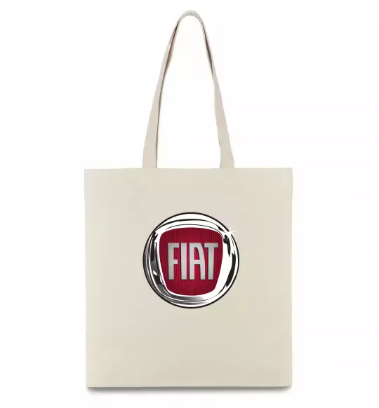 Еко-сумка Fiat logo Бежевий фото