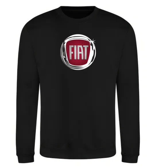 Свитшот Fiat logo Черный фото