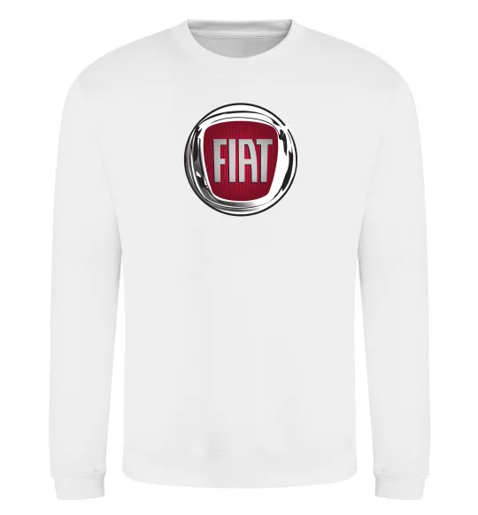 Свитшот Fiat logo Белый фото