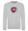 Свитшот Fiat logo Серый меланж фото