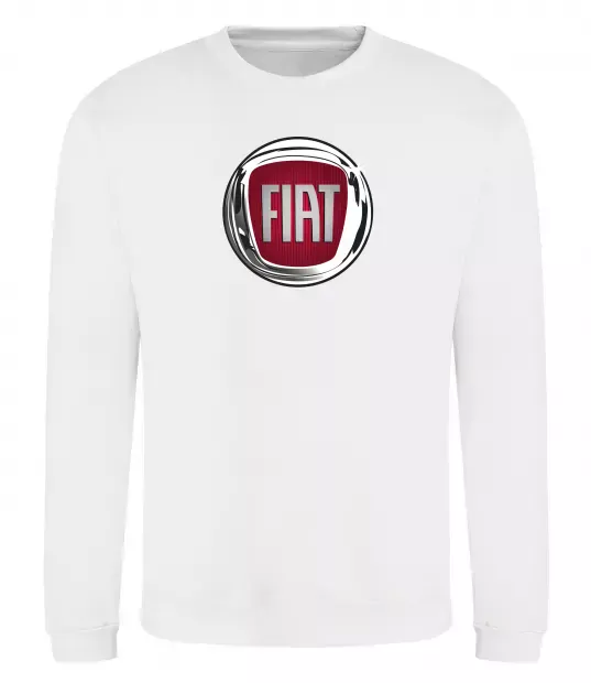 Свитшот Fiat logo Белый фото