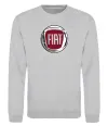 Свитшот Fiat logo Серый меланж фото