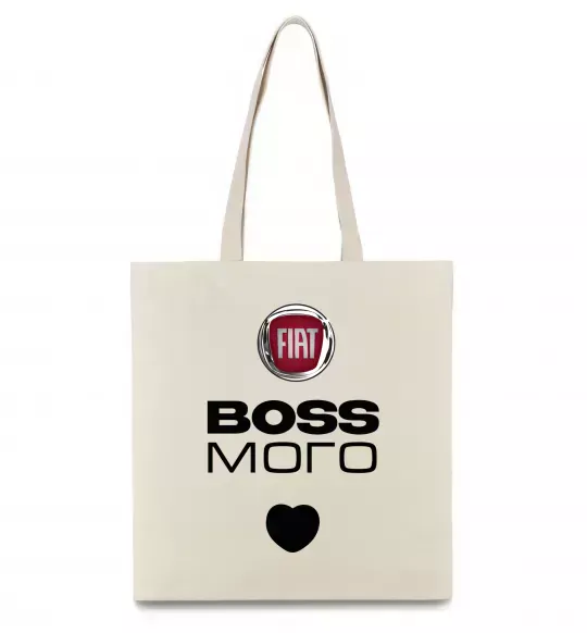 Эко-сумка Fiat boss Бежевый фото