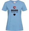 Жіноча футболка Fiat boss Блакитний фото