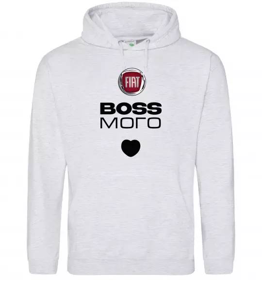 Жіноча толстовка (худі) Fiat boss Сірий меланж фото