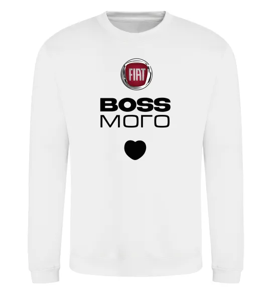 Свитшот Fiat boss Белый фото