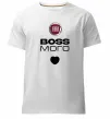 Мужская премиум футболка Fiat boss Белый фото