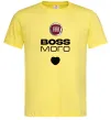 Мужская футболка Fiat boss Лимонный фото