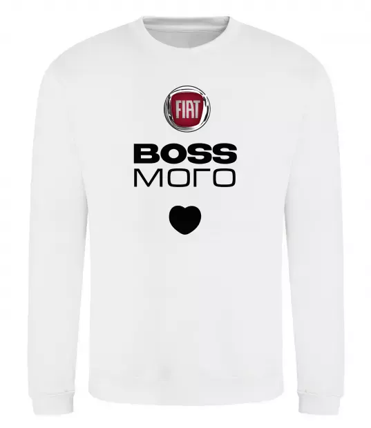 Свитшот Fiat boss Белый фото