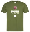 Мужская футболка Fiat boss Оливковый фото