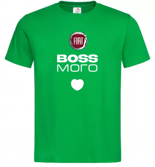Мужская футболка Fiat boss Зеленый фото