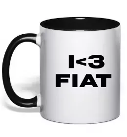 Чашка з кольоровою ручкою