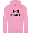 Мужская толстовка (худи) I <3 Fiat Розовый Мужская толстовка (худи) I <3 Fiat Розовый фото