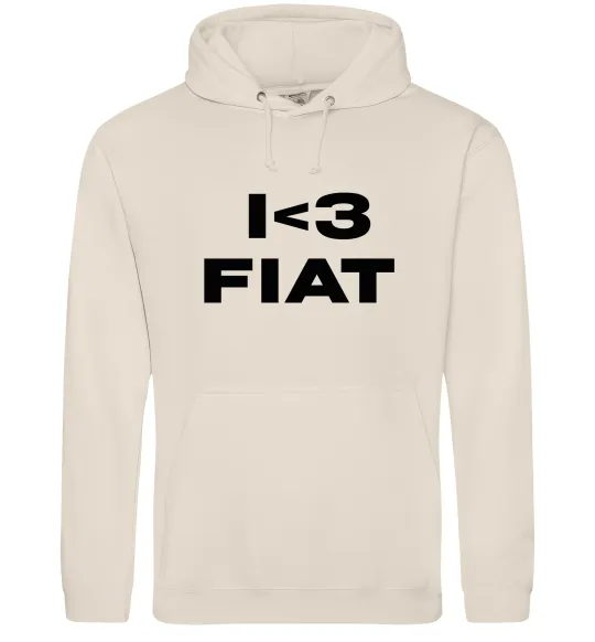Женская толстовка (худи) I <3 Fiat Таш фото